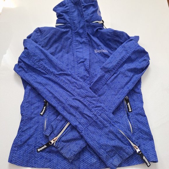 Bench Blue Lightweight Cotton Jacket with Concealed Hood - Picture 7 of 15